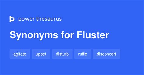 fluster synonyms